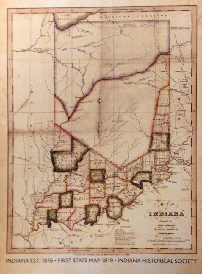 Indiana Map 1819